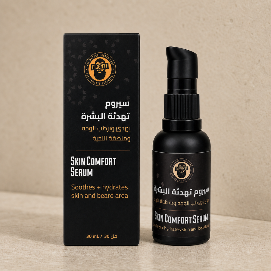 Diggn'It Skin Comfort Serum bottle and box