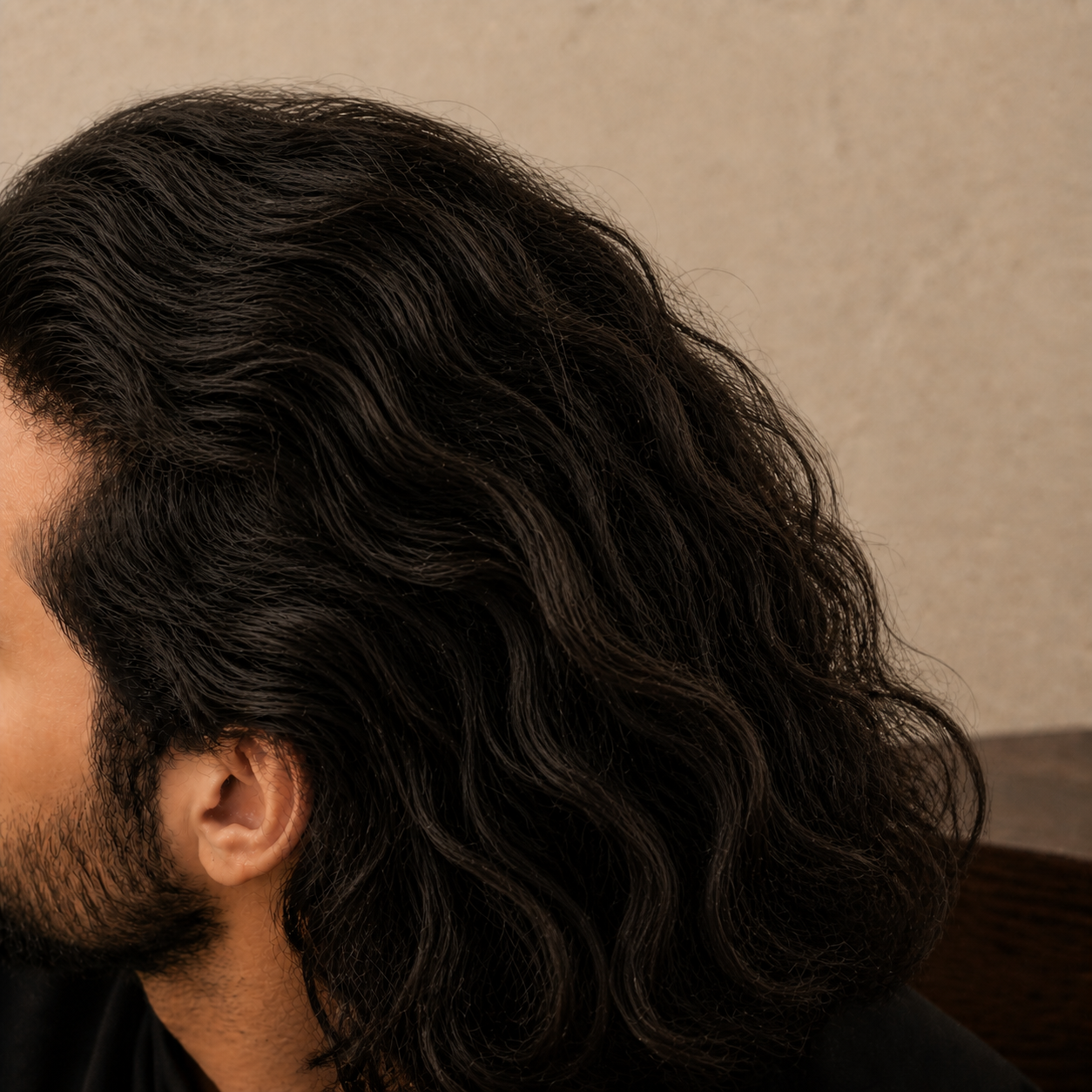 Groomed hair with a natural non-greasy finish