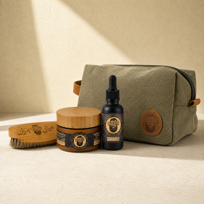 Diggn’It Giftable No-Brainer Kit with Citrus scent and Canvas Green travel bag