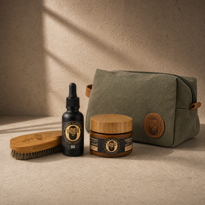 Diggn’It Giftable No-Brainer Kit with Oud scent and Canvas Green travel bag