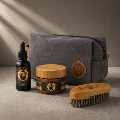 Diggn’It Giftable No-Brainer Kit with Oud scent and Canvas Grey travel bag