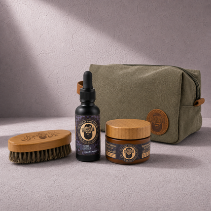 Diggn’It Giftable No-Brainer Kit with Spiced Lavender scent and Canvas Green travel bag