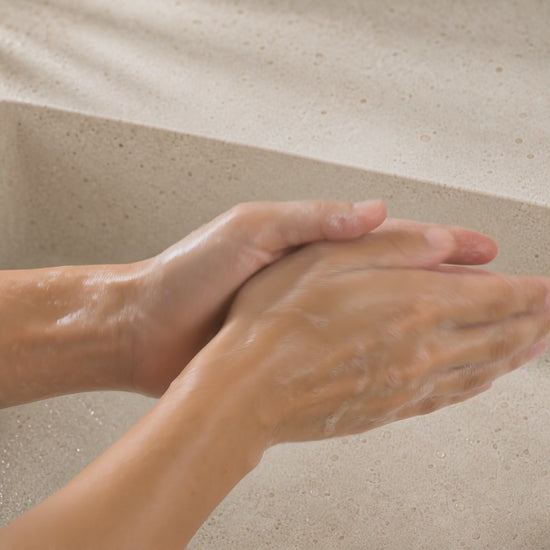 Arabian Soap Bar handwashing and rinse film