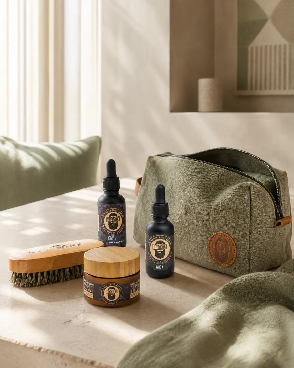 The products inside the Diggn'It Giftable No-Brainer Kit